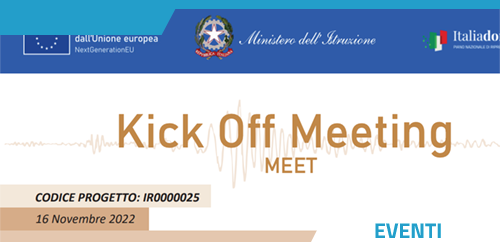 Con il kick off meeting parte ufficialmente il progetto Meet